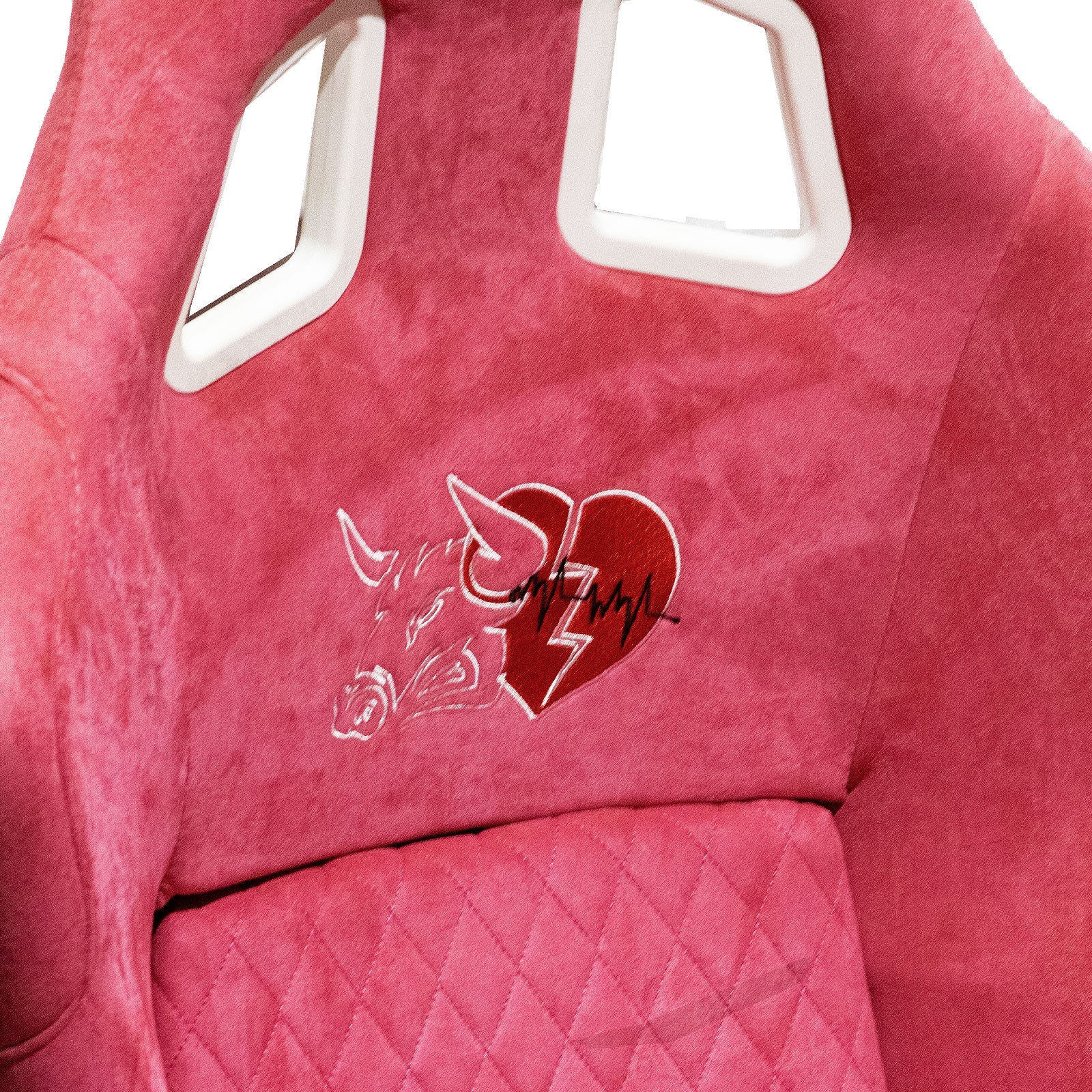 Pink Bull Boost Adjustable Racing Lowered Heartbreak Bucket Seat with Slider Rails - Bull Boost Performance