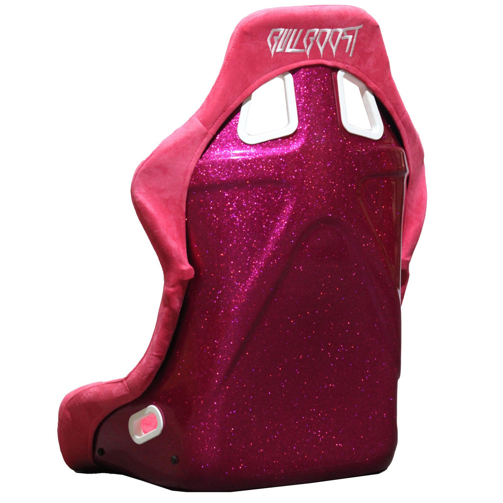 Pink Bull Boost Adjustable Racing Lowered Heartbreak Bucket Seat with Slider Rails - Bull Boost Performance