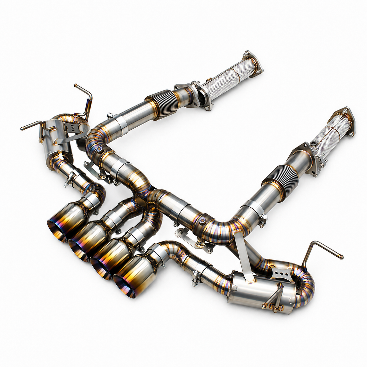 Z06 Titanium Valved Catback Exhaust for Chevrolet Corvette C8 6.2L by Stratec Systems