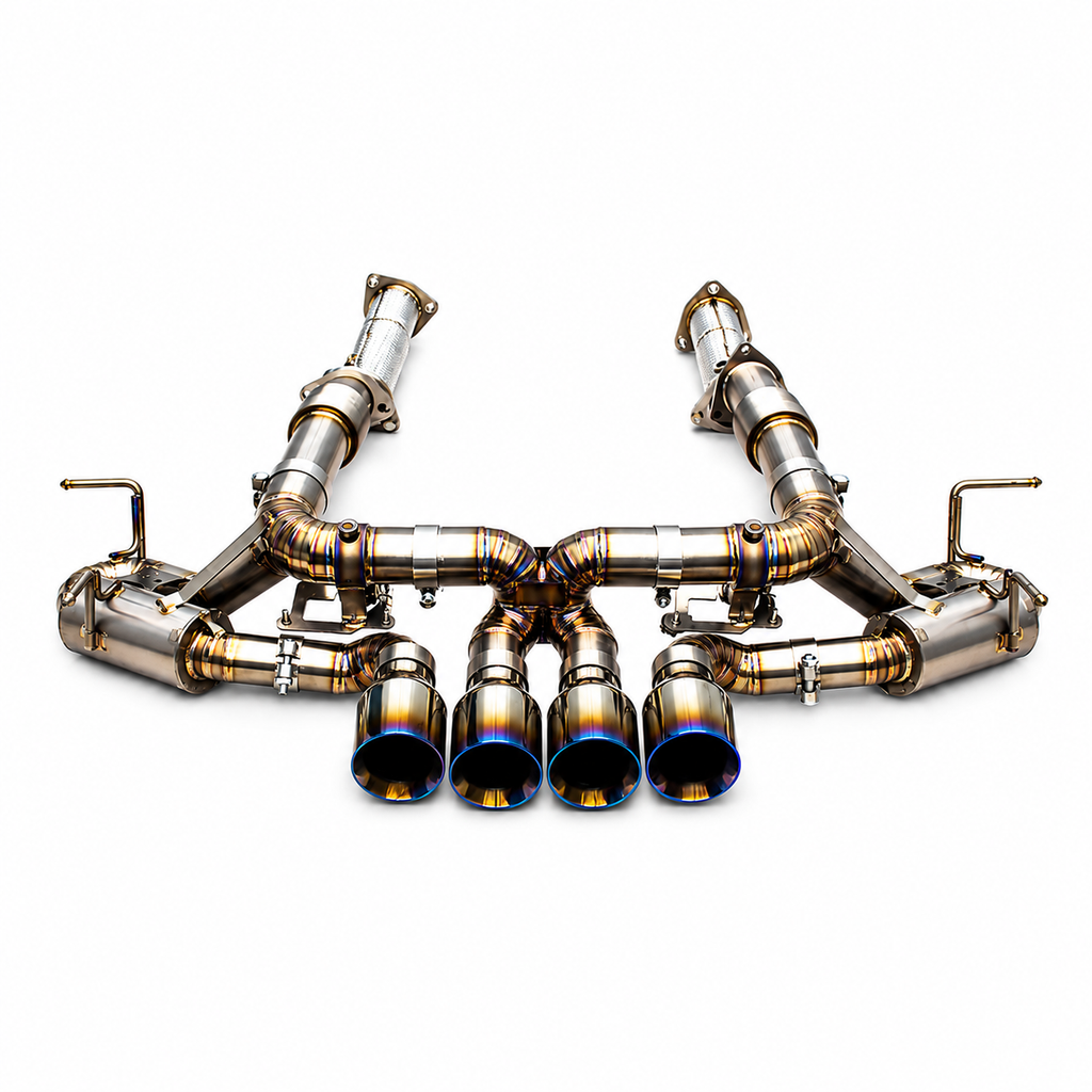 Z06 Titanium Valved Catback Exhaust for Chevrolet Corvette C8 6.2L by Stratec Systems