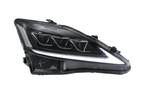 Lexus IS250/IS250C/IS350/IS220d & ISF(XE20) Black Matrix Projector Headlights (2006-2014)