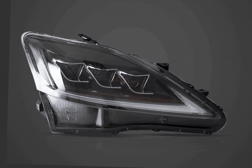 Lexus IS250/IS250C/IS350/IS220d & ISF(XE20) Black Matrix Projector Headlights (2006-2014)