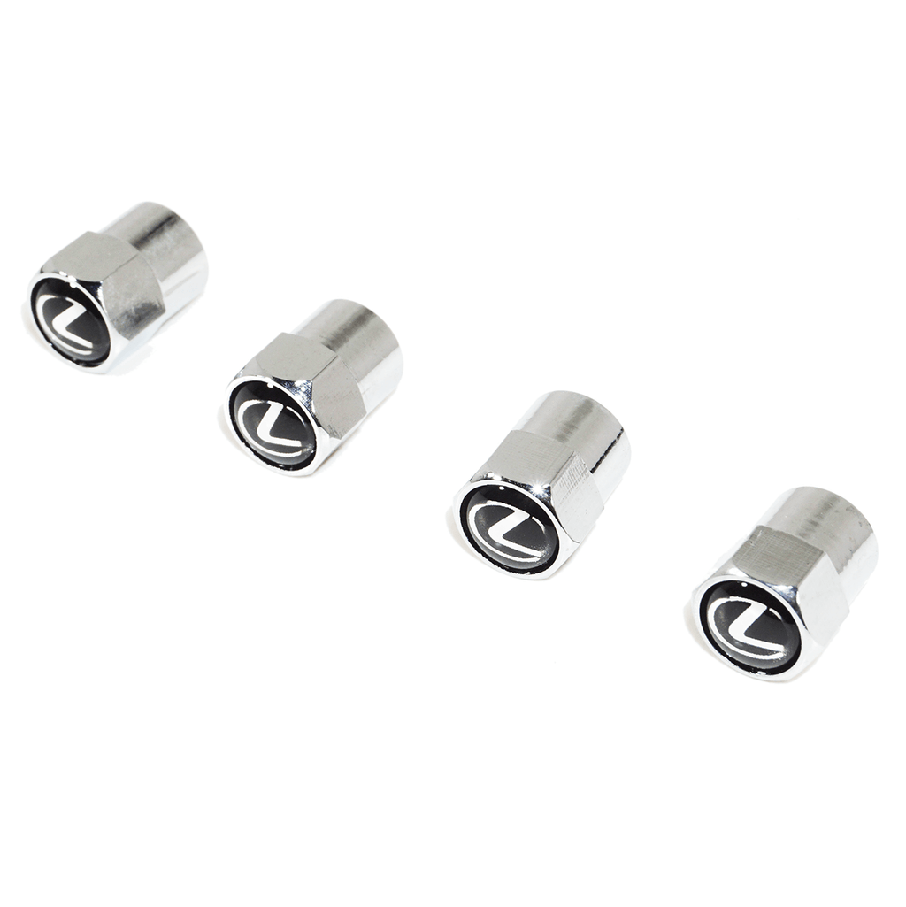 Chrome Valve Stem Tire Caps, Style: Lexus
