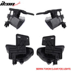 Fits Yukon Xl Sierra Clear Fog Lights+Bulbs+Wiring Kit Switch Harness