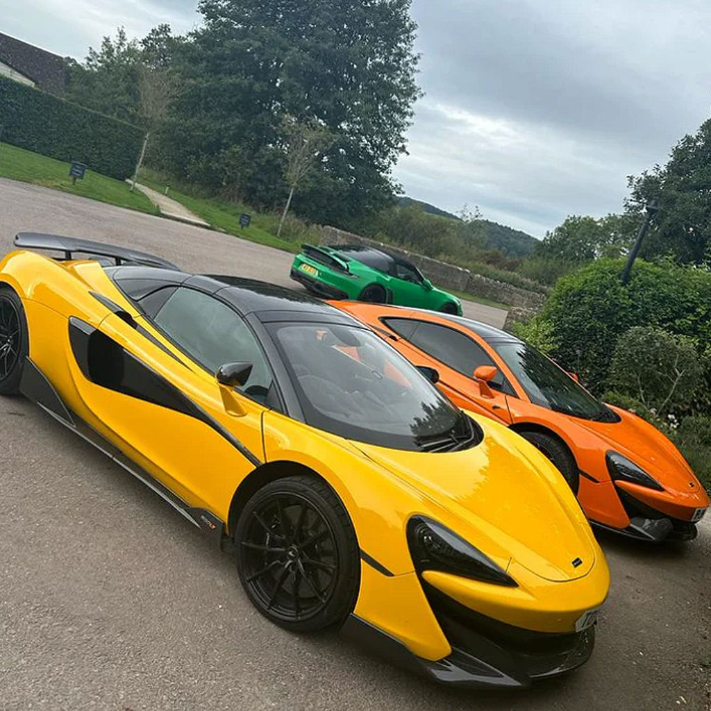 STRATEC Dry Carbon Fiber Front Bumper Splitter for McLaren 570S GT - Bull Boost Performance