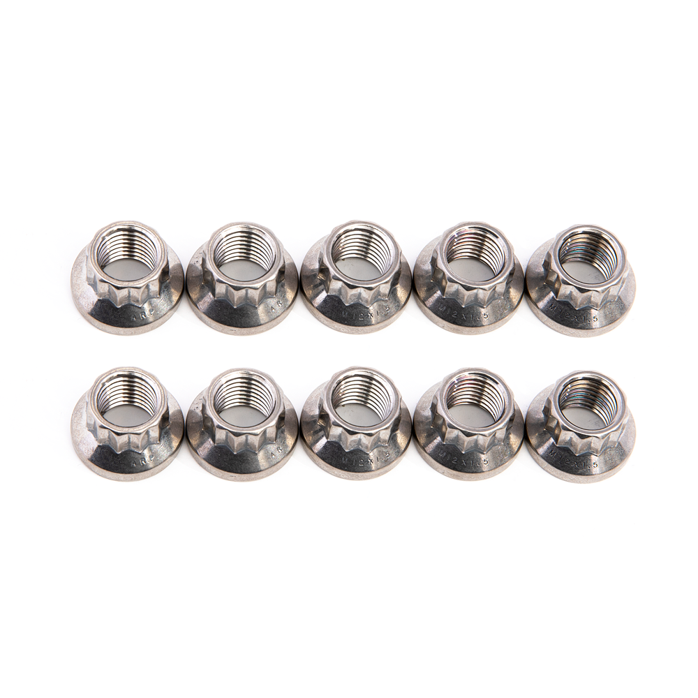 Lightweight Drag Racing Lug Kit 12mm x 1.5 By Tick Performance