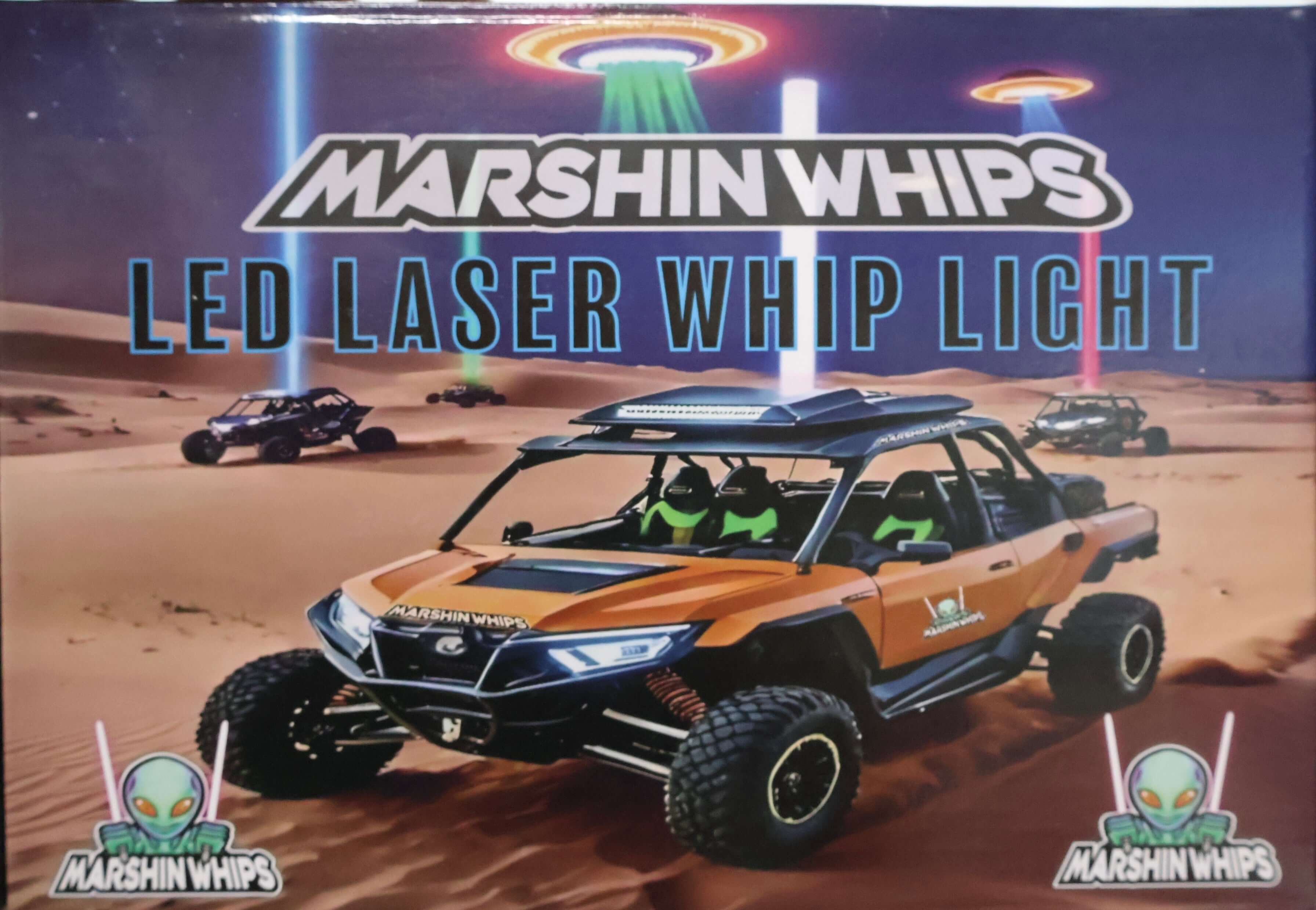 Marshin Whips: RGB Lunar Laser Light Kit