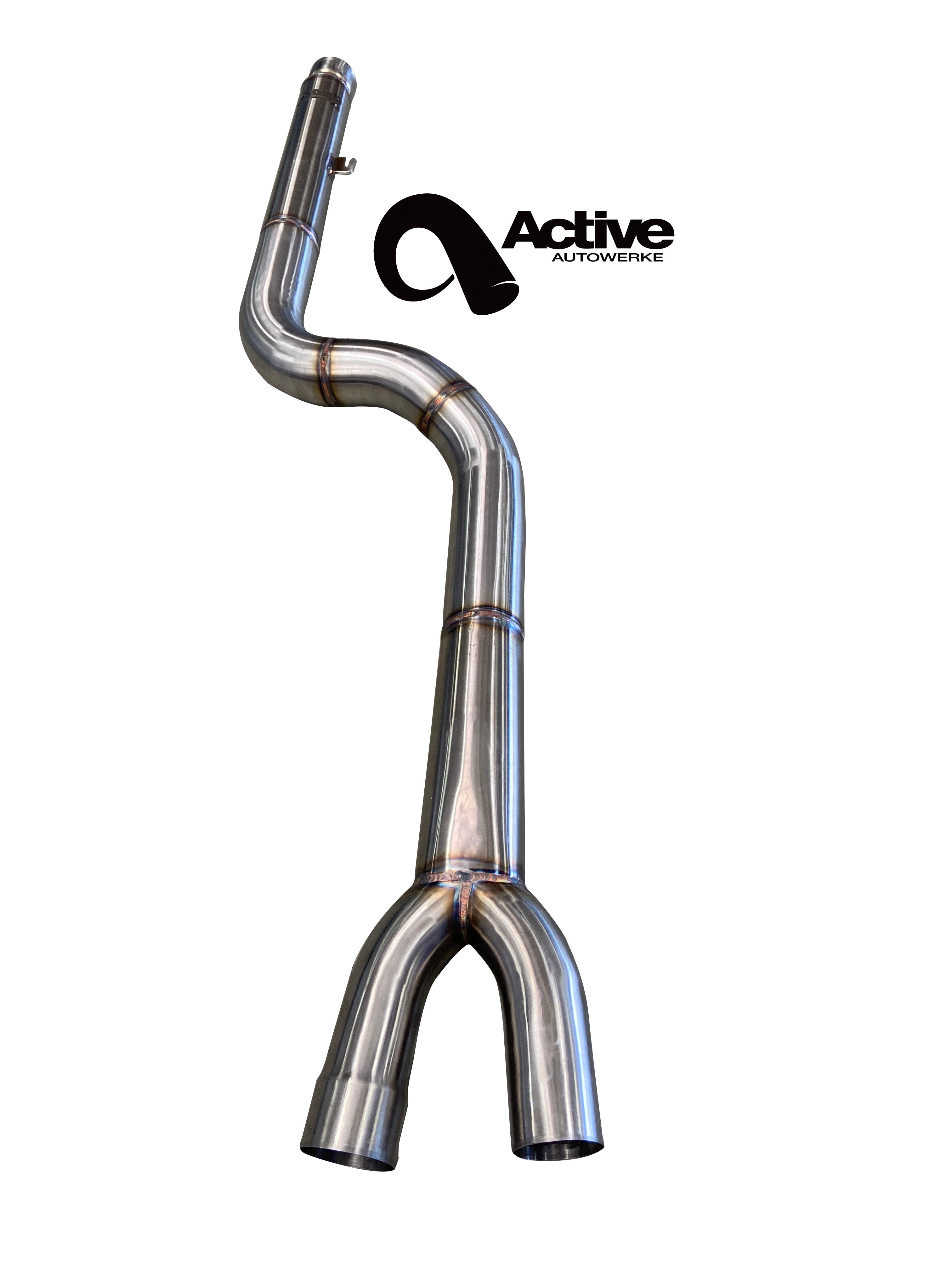 G2X M340i M440i MidPipe w Active brace