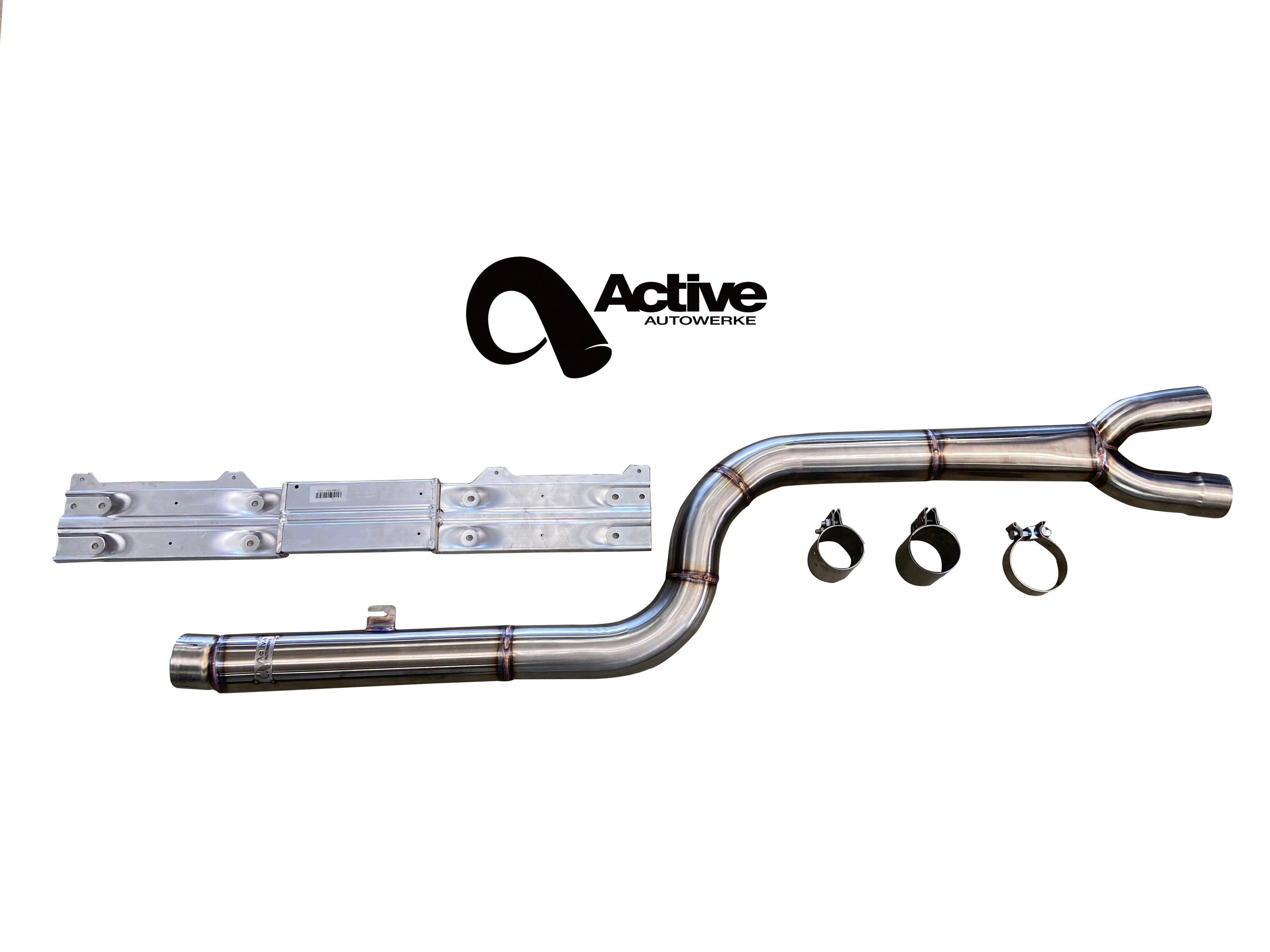 G2X M340i M440i MidPipe w Active brace