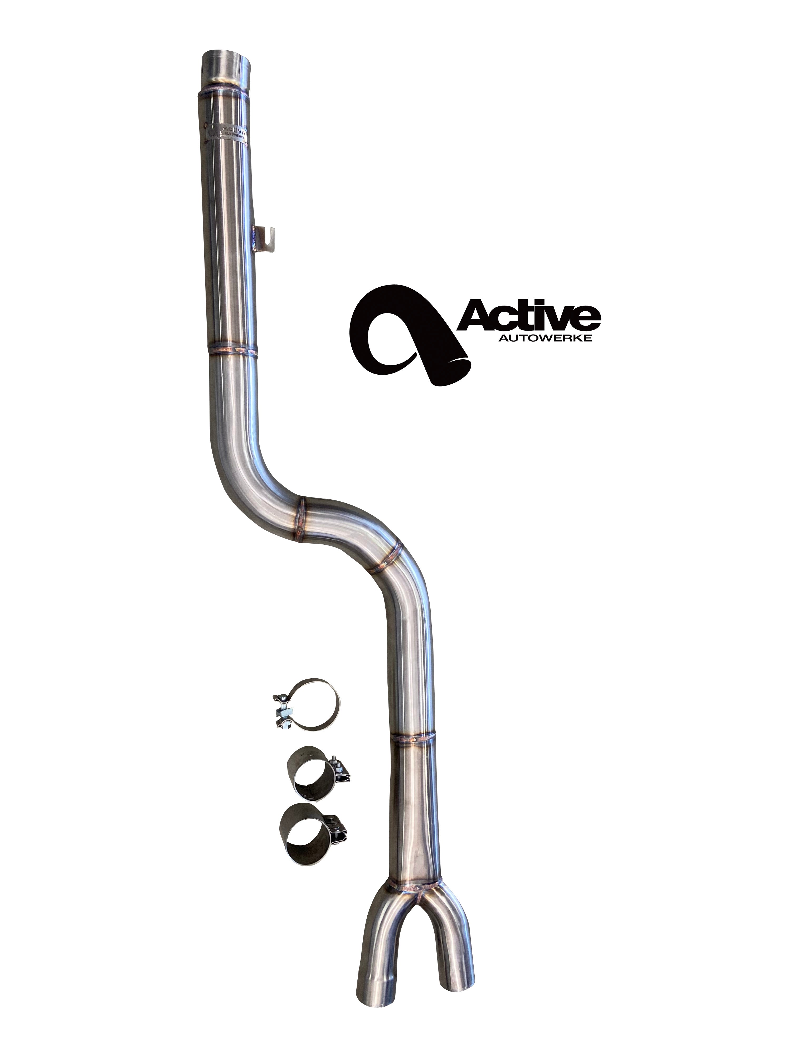 G2X M340i M440i MidPipe w Active brace