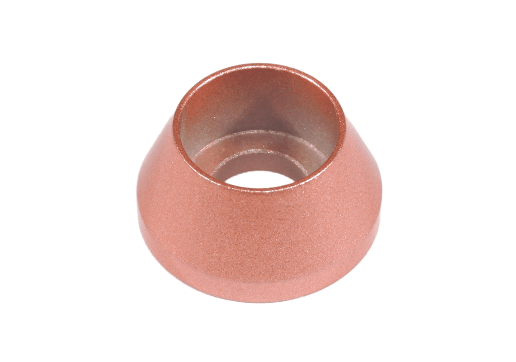 ZSPEC M6 Angled Cup Finish Washers for SHSC Socket-Cap Fasteners, Billet, 10-Pack