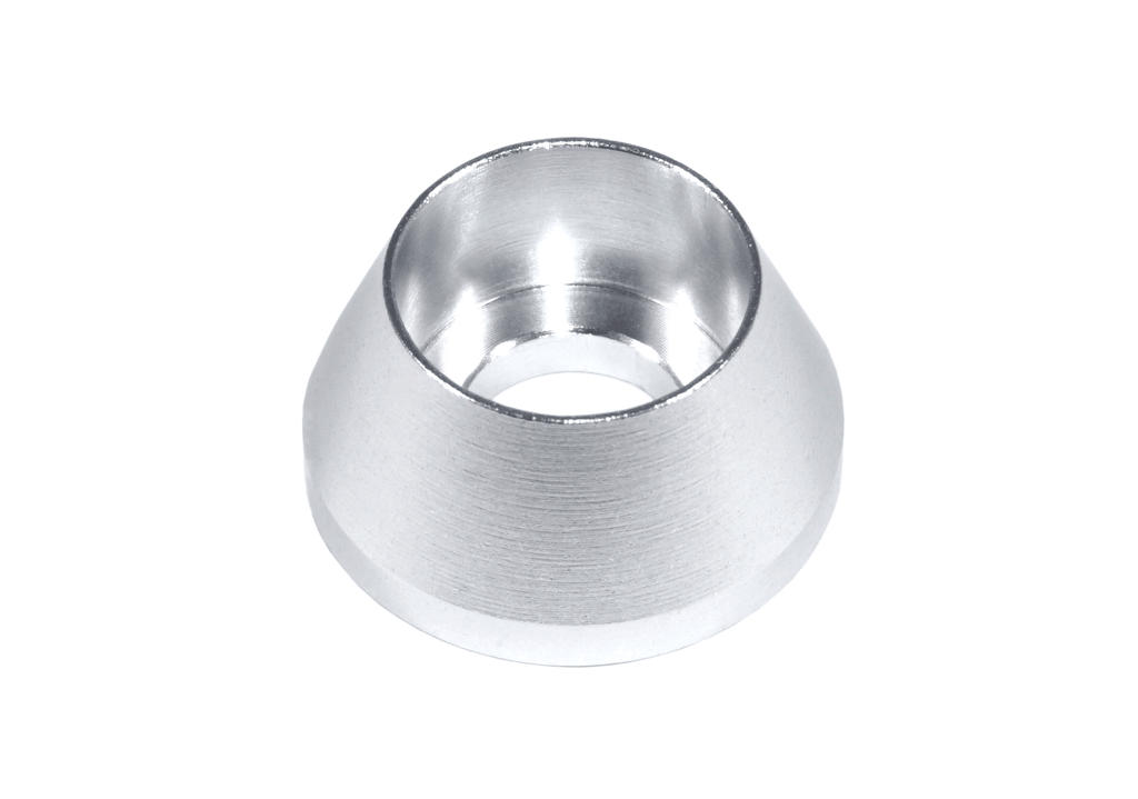 ZSPEC M6 Angled Cup Finish Washers for SHSC Socket-Cap Fasteners, Billet, 10-Pack