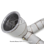 Stainless Exhaust Downpipe for Porsche Macan 3.0T 2.9T - Bull Boost Performance