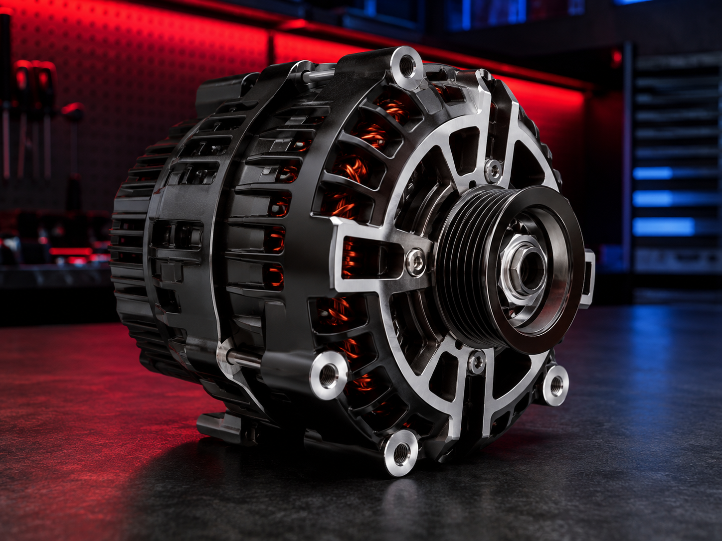 HIGH-OUTPUT ALTERNATORS