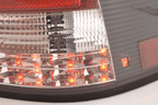 Mercedes Benz C-Class (203) Sedan Black LED Taillights Set (2005-2007)