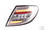Mercedes Benz C-Class (204) Chrome Clear LED Taillights Set (2012-2014)
