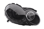 Mercedes Benz CLK (209) Black LED Headlights with Daytime Running Lights (2004-2009)