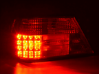 Mercedes-Benz E-Class (124) Limo/Sedan Clear LED Tail Lights (1985-1996)