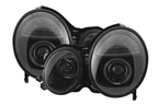 Mercedes Benz E-Class (210) Black Angel Eye Headlights (1999-2001)