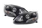 Mercedes Benz S-Class (220) Black Headlight Set (1998-2001)