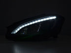 Mercedes Benz S-Class (221) Black LED Headlights with Daytime Running Lights (2005 - 2009)