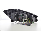 Mercedes Benz S-Class (221) Black LED Headlights with Daytime Running Lights (2005 - 2009)