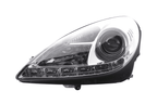 Mercedes Benz SLK (171) Chrome LED Headlights with Daytime Running Lights (2004-2011)
