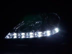 Mercedes Benz SLK (171) Chrome LED Headlights with Daytime Running Lights (2004-2011)