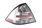 Mercedes W203 Chrome Clear LED Tail Lights (2001-2004)