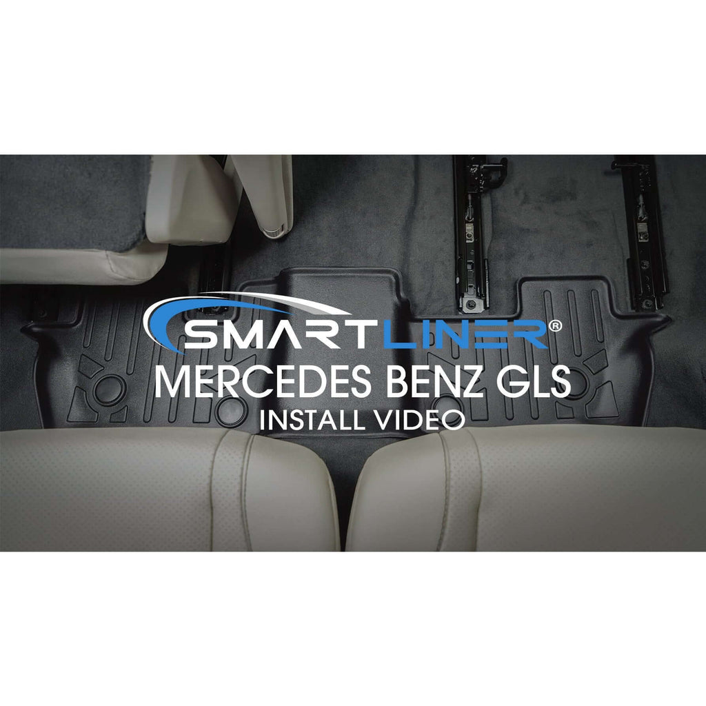SMARTLINER Custom Fit Floor Liners For 2020-2024 Mercedes-Benz GLS-Class 7 Passenger With 2nd Row Bucket Seats