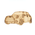 ZSPEC Laser-Engraved Birch Ornament, Style: Mini, ~5-inch Wide