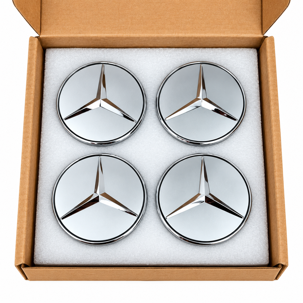 75mm Floating Center Wheel Caps for Mercedes Benz