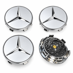 75mm Floating Center Wheel Caps for Mercedes Benz
