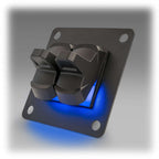 Turn Offroad MOLLE-Loc Double Carling Switch Plate