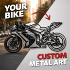 Your Personalized Motorcycle Metal Wall Art - MT1114
