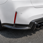 Carbon Fiber 3D Style Rear Diffuser Corner Extensions for BMW G80 M3 G82 M4 by Stratec Systems