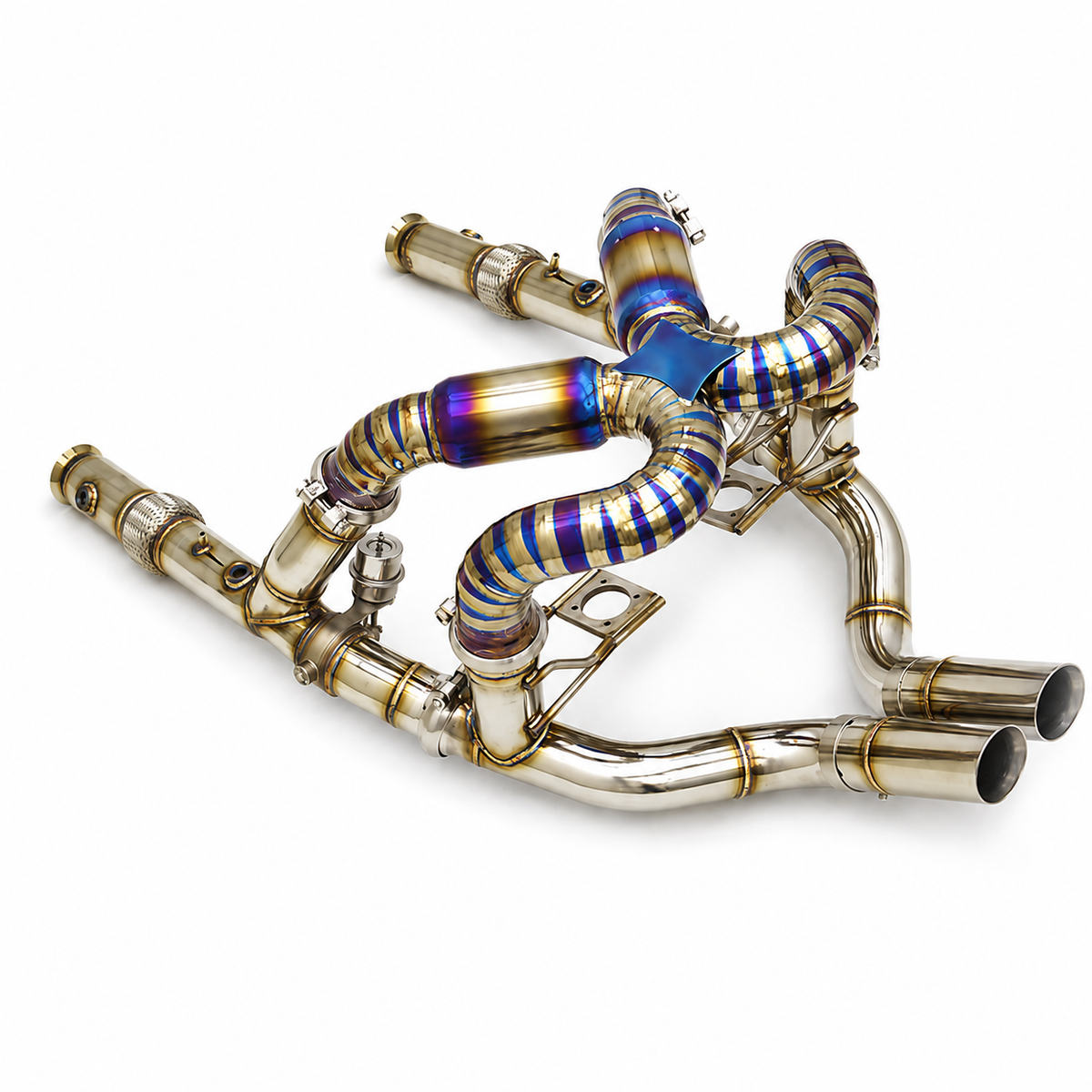 F1 Titanium Exhaust System for Lamborghini Murcielago LP620 LP640 LP670 V12 6.2 by Stratec Systems