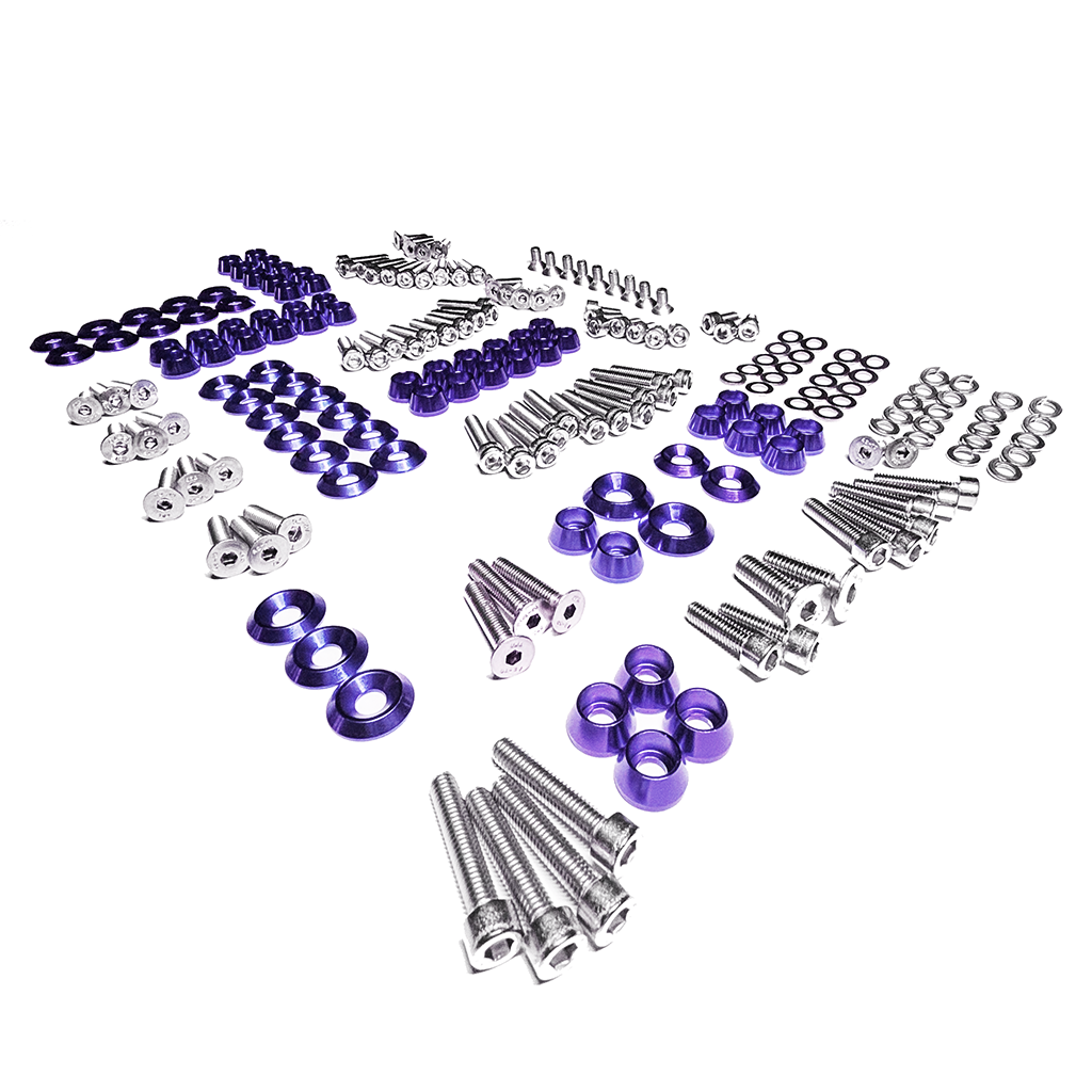 ZSPEC "Stage 3" Dress Up Bolts® Fastener Kit for '11-14 Ford Mustang V6 S197, Stainless & Billet