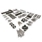 ZSPEC "Stage 3" Dress Up Bolts® Fastener Kit for '11-14 Ford Mustang V6 S197, Stainless & Billet