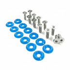 ZSPEC Fenders/Bumper/Hood Latch Kit, Mustang Fox-Body, Stainless & Billet