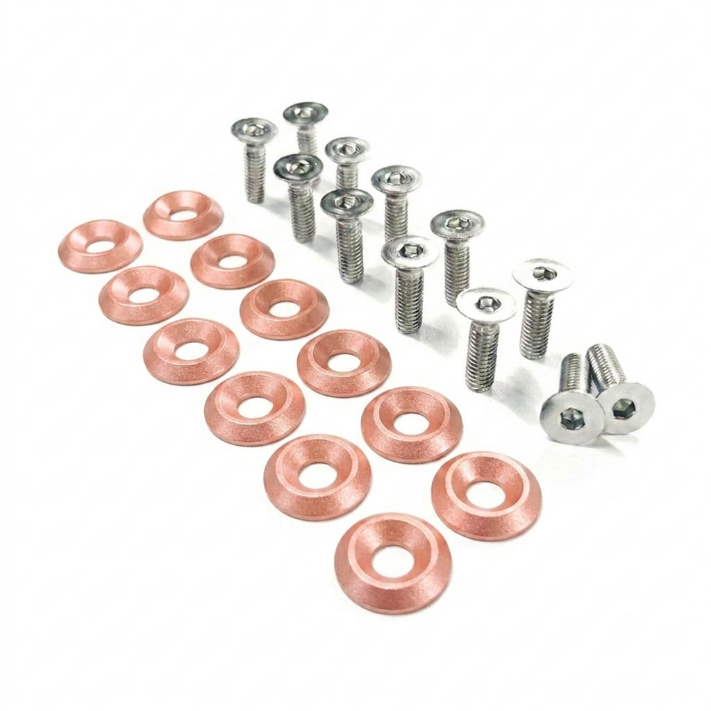 ZSPEC Fenders/Bumper/Hood Latch Kit, Mustang Fox-Body, Stainless & Billet
