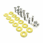 ZSPEC Fenders/Bumper/Hood Latch Kit, Mustang Fox-Body, Stainless & Billet