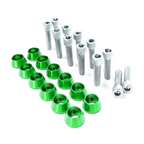 ZSPEC Valve Covers Fastener Kit for '87-93 Ford Mustang V8 Fox-Body, Stainless & Billet