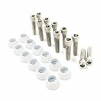ZSPEC Valve Covers Fastener Kit for '87-93 Ford Mustang V8 Fox-Body, Stainless & Billet