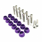 ZSPEC Valve Covers Fastener Kit for '87-93 Ford Mustang V8 Fox-Body, Stainless & Billet