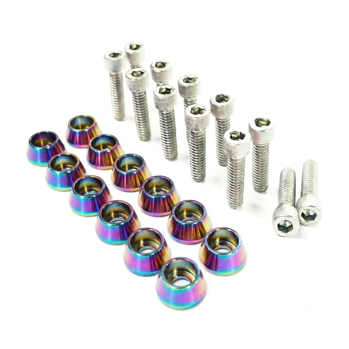 ZSPEC Valve Covers Fastener Kit for '87-93 Ford Mustang V8 Fox-Body, Stainless & Billet