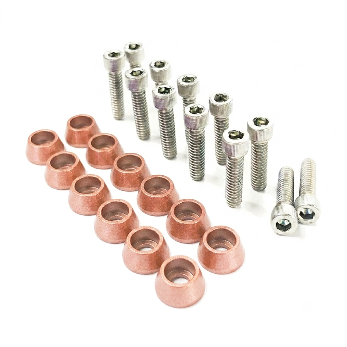 ZSPEC Valve Covers Fastener Kit for '87-93 Ford Mustang V8 Fox-Body, Stainless & Billet