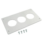 Aluminum Radio Replacement Plate Cover 52mm Gauge For Foxbody Mustang 87-93 - Bull Boost Performance