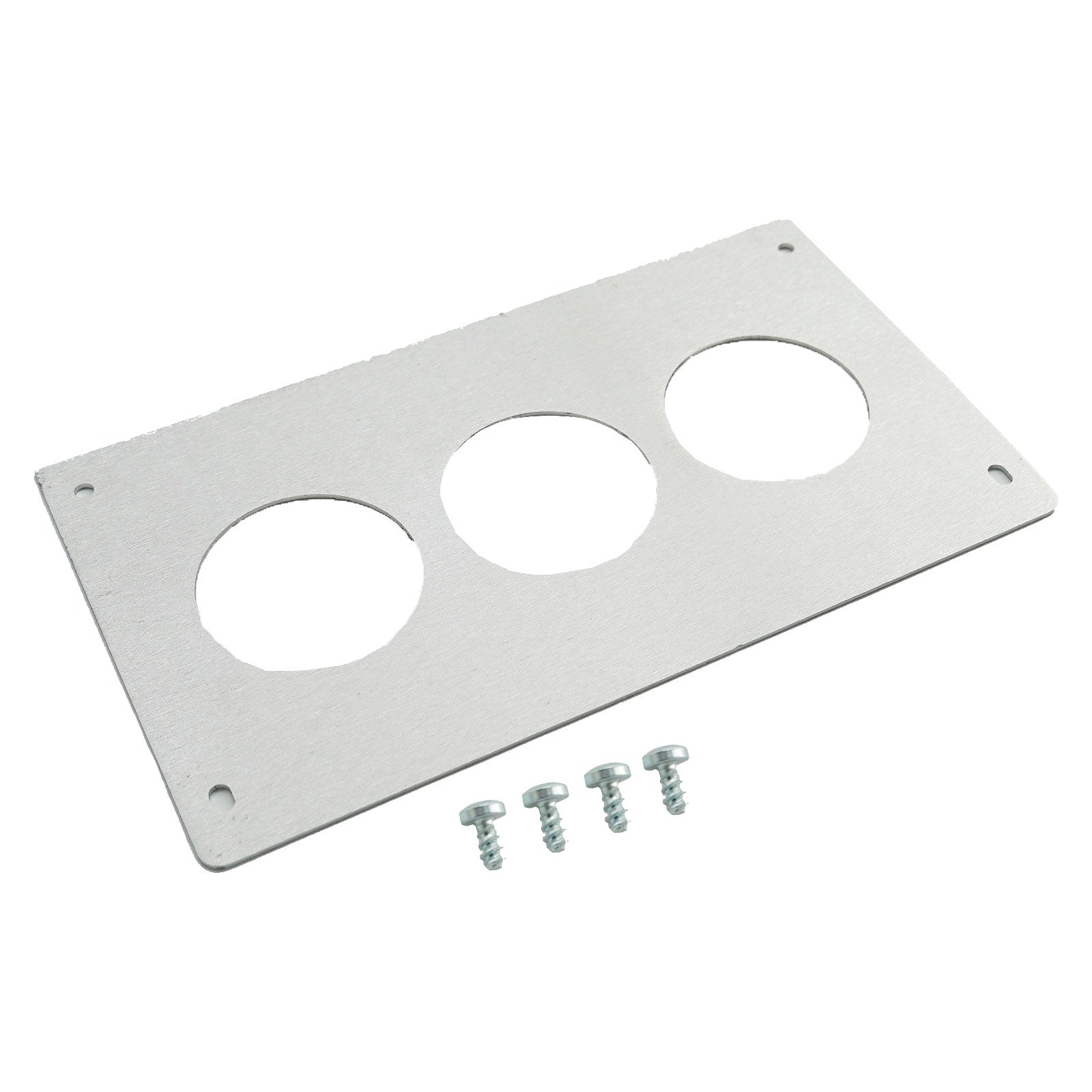 Aluminum Radio Replacement Plate Cover 52mm Gauge For Foxbody Mustang 87-93 - Bull Boost Performance