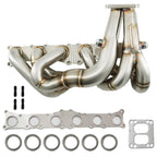 N54 Top Mount T4 T3 Single Turbo Exhaust Manifold for 135i 335i 535i Z4 E90 E91 E92 - Bull Boost Performance
